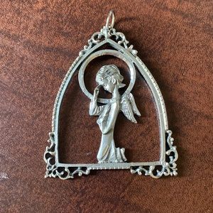 A.L. Pewter Angel Ornament